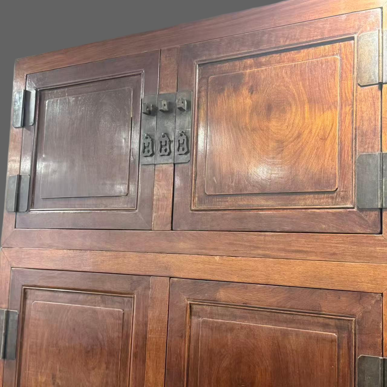 J97 Morning Yellow Rosewood Top Box Cabinet Pair (115*56*229)