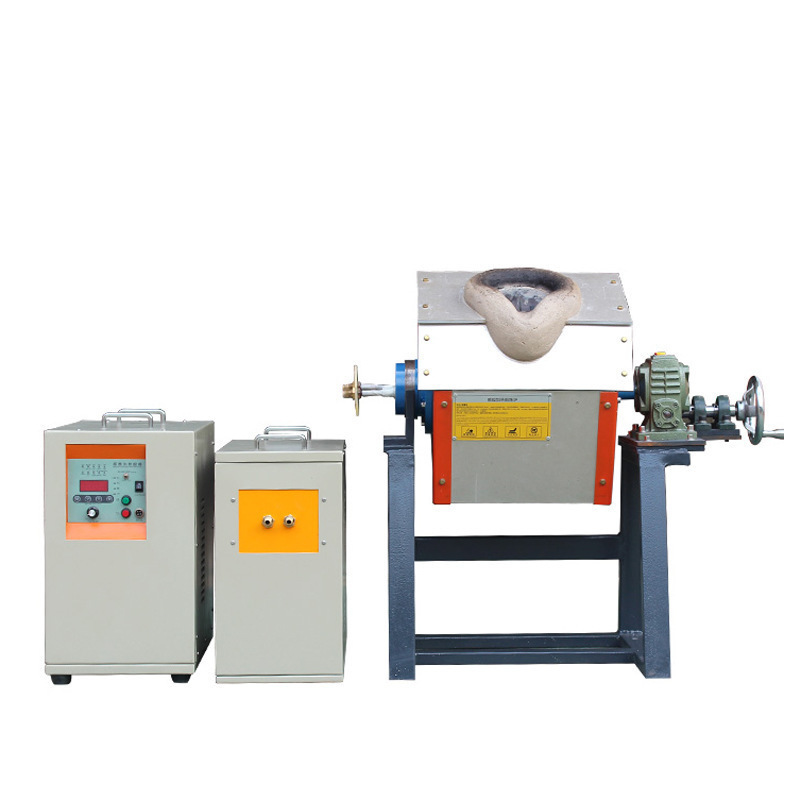 Medium Frequency Smelting Furnace Small Heating Machine Gold Melting Machine Industrial Hardware High-Speed Smelting Furnace Precious Metal Heating Furnace Equipment