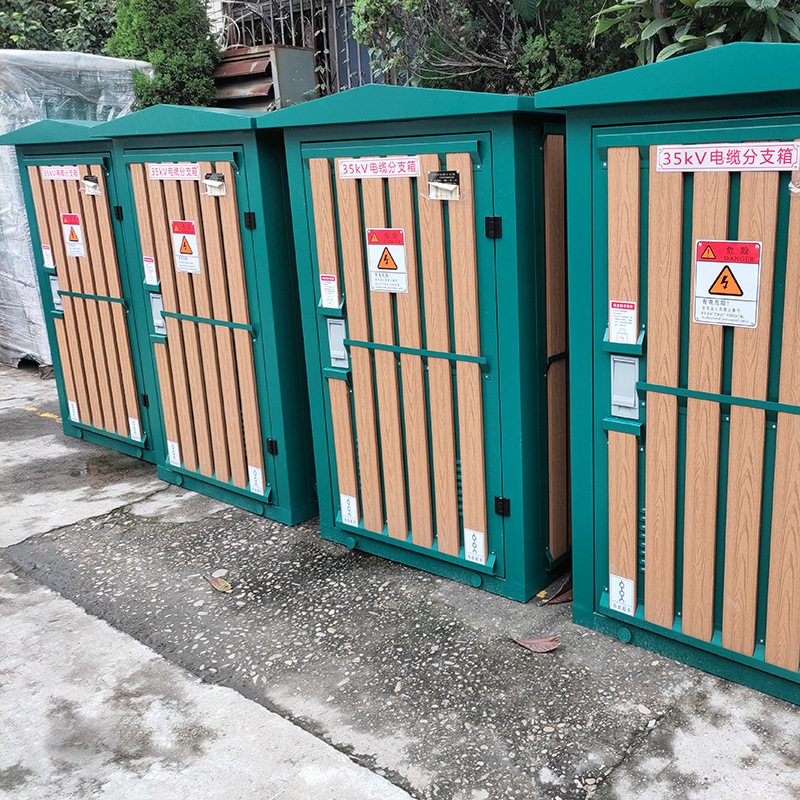 Outdoor High-Voltage Cable Branch Box with Isolation Cable Branch Box One in Two Out 35Kv Copper Strip Cable Branch Box