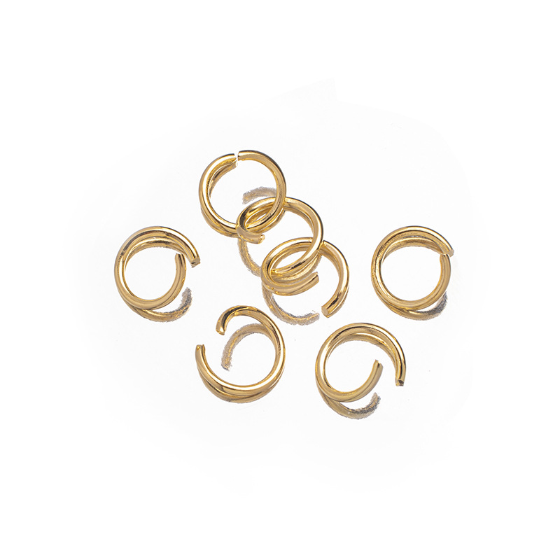 DIY Jewelry Accessories Open Ring Necklace Bracelet Handmade Connecting Ring Multi-Specification Hanging Ring Single Ring Open Ring Iron Ring