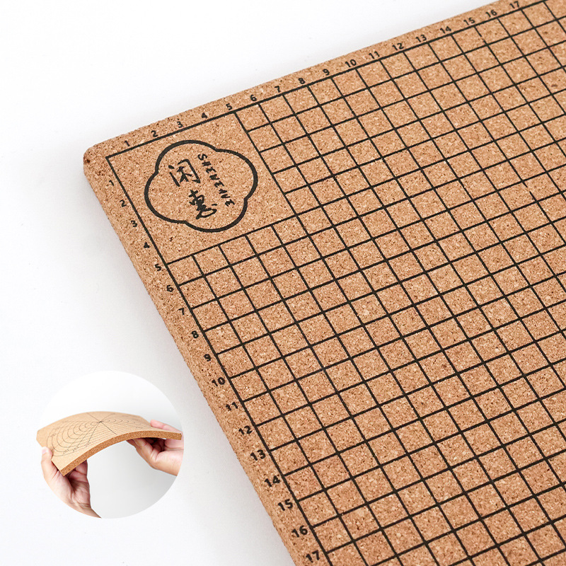 Xianhui macrame braided rope Square Soft pad DIY braided fixing tool cork board Amazon export