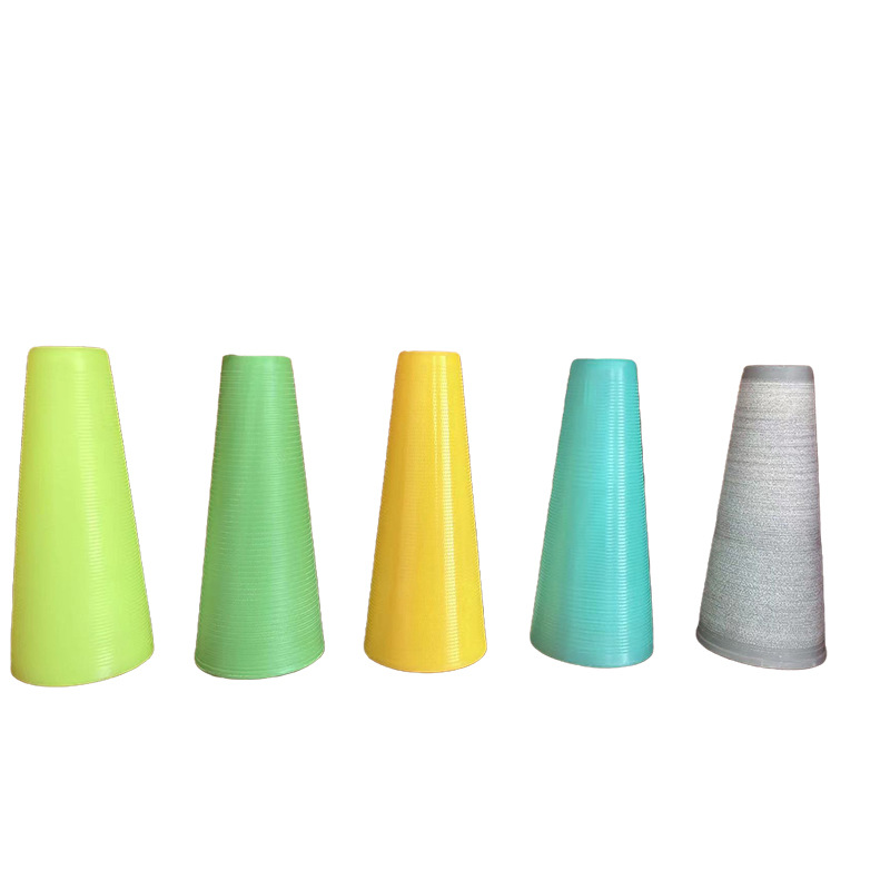 Plastic yarn tube 5 degrees 57 points pagoda tube textile yarn tube self-winding tube winding tube pagoda tube wholesale