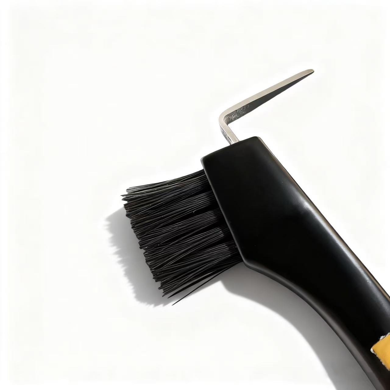 Worry-Free After-Sales Solid Wood Handle Horseshoe Hook Horseshoe Brush Horseshoe Cleaning Soil Wooden Horseshoe Care Horse Brush