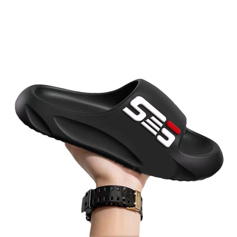 Slippers for Men, Summer Outer Wear, Home Bathroom, Non-Slip Bathing, Soft Soles, Couple's Popular Sandals, Slippers for Men