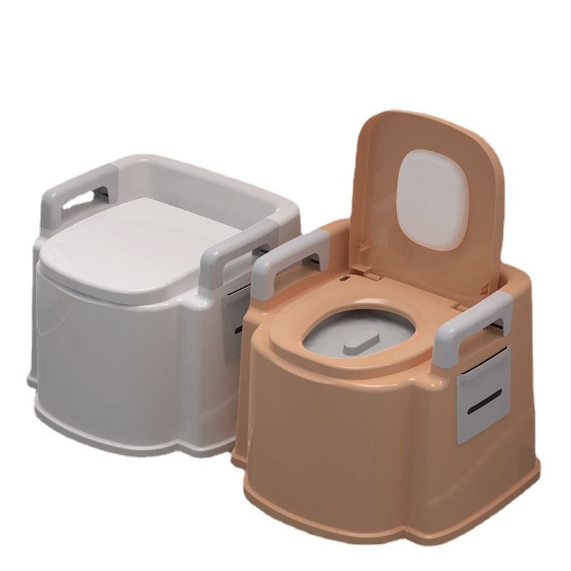 Household Elderly Toilet Removable Toilet Pregnant Women Adults Simple Elderly Portable Squatting Stool Toilet Chair