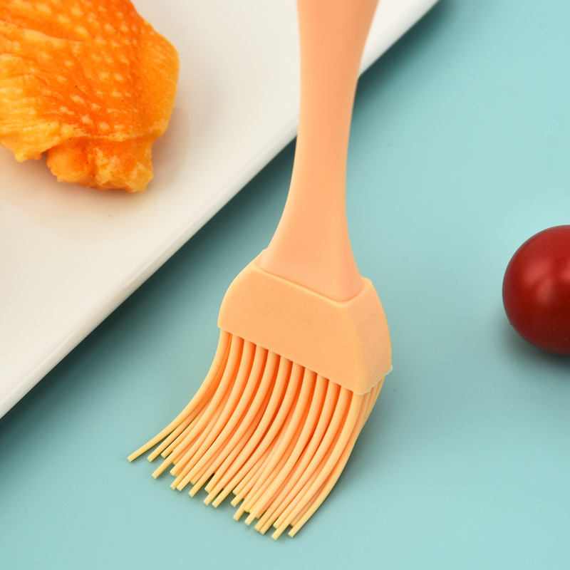 Kitchen Food Grade Silicone Oil Brush Split Barbecue Brush Household Baking Tools High Temperature Resistant Pancake Brush Oil Brush