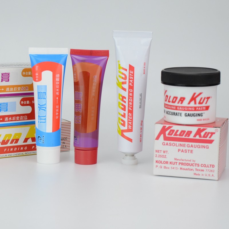 Water test paste measuring paste when water meets oil color change paste test paste gasoline diesel oil measuring paste measuring stick gas station Library