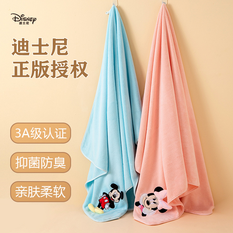 Тщательно отобранный кросс-бордерный новый продукт оригинальное Disney Ni милое мультяшное стерео вышитое полотенце коралловый велюр антибактериальное, впитывающее воду и быстро сохнущее