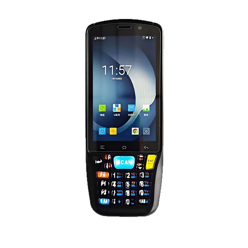 Three-Proof Qr Code Scanning Nfc Handheld Scanner Pda Gun Express Logistics Warehousing Inventory Handheld Pda