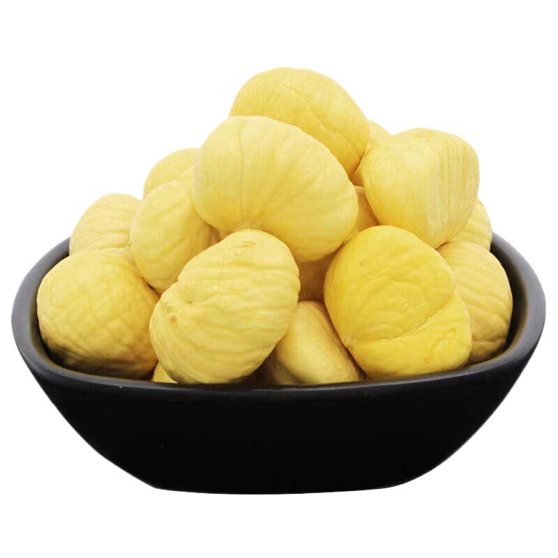 2025 Freshly Peeled Qianxi Chestnut Kernels, Fresh Chestnut Kernels, Large Shelled Raw Chestnut Meat, Wild Oil Chestnut Kernels