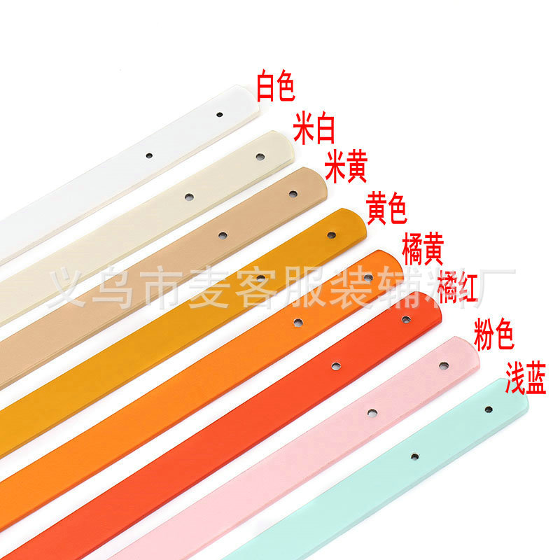 Artificial Leather Pu Imitation Leather Straight Bag with Word Rivets DIY Handmade Bag Luggage Accessories (Free Rivets) 25