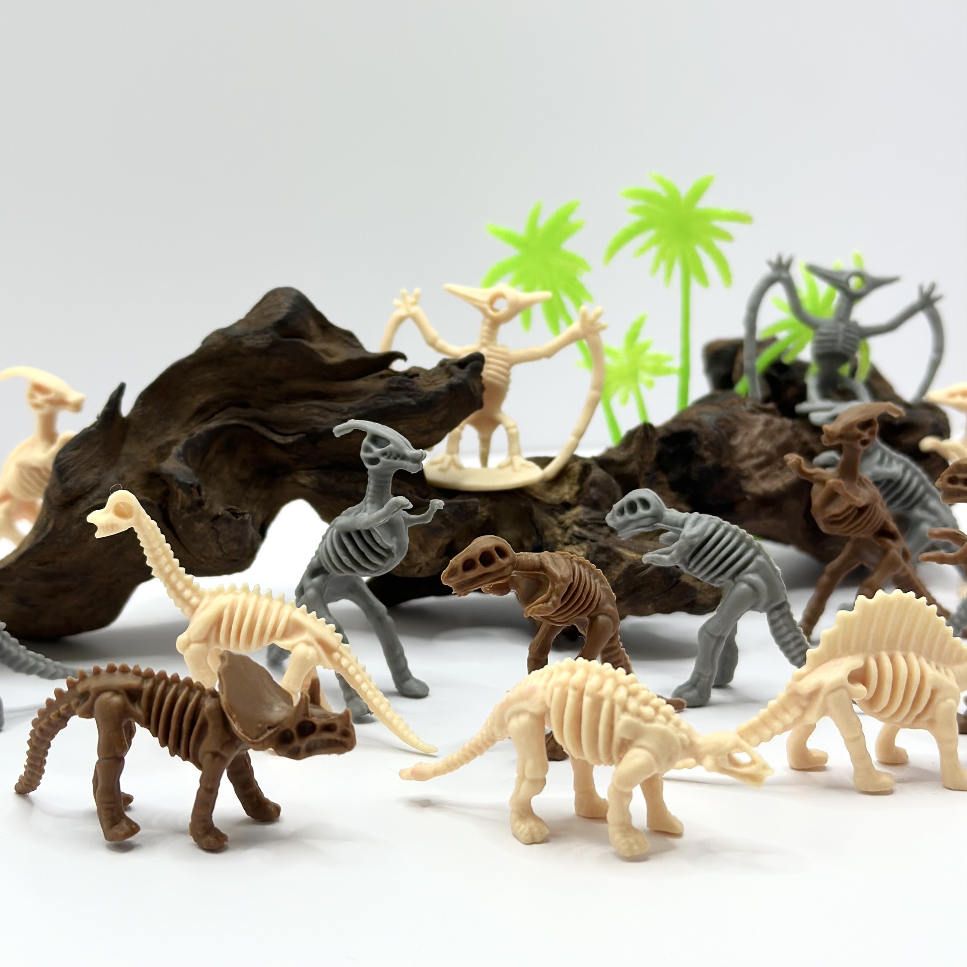 Archeological toy dinosaur skeleton model dinosaur fossil archeological mini Dinosaur digger toy accessories wholesale