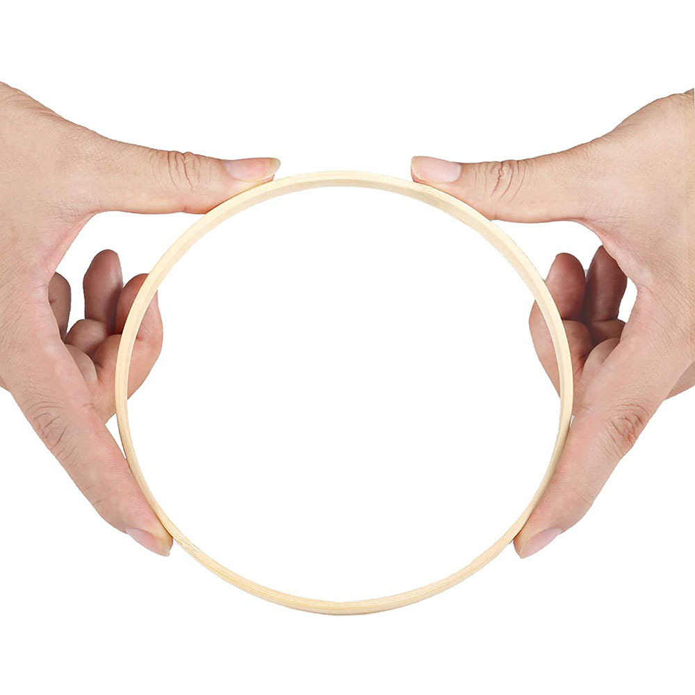 Factory Direct sales dream catcher bamboo ring flower lamp cross stitch shed tool round bamboo embroidery stretch ring frame handmade disc