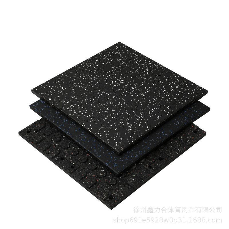 Gym-Specific Dumbbell Rubber Floor Mat Soundproofing and Shock-Absorbing Floor Mat Environmentally Friendly Strength Area Non-Slip Fitness Floor