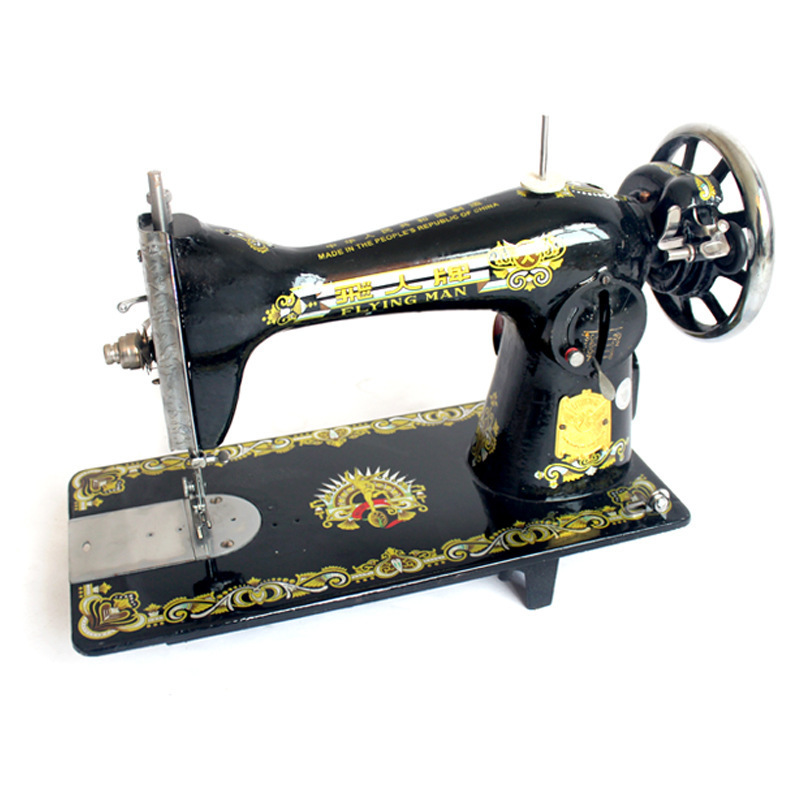 Old-Fashioned Sewing Machine Old-Fashioned Butterfly Brand Pedal Machine Head Embroidery Desktop Standard