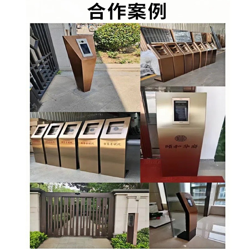 High-Definition Touch Intercom at the Entrance of the Community, Building Pillar Door Access Control, Facial Recognition, Intelligent Upgrade