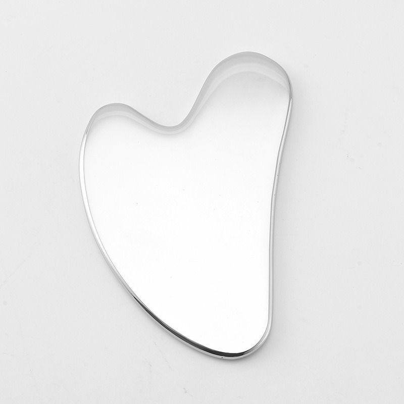Manufacturer Beauty V Face Facial Massage Tool Back Beauty 304 Stainless Steel Heart-Shaped Scraper