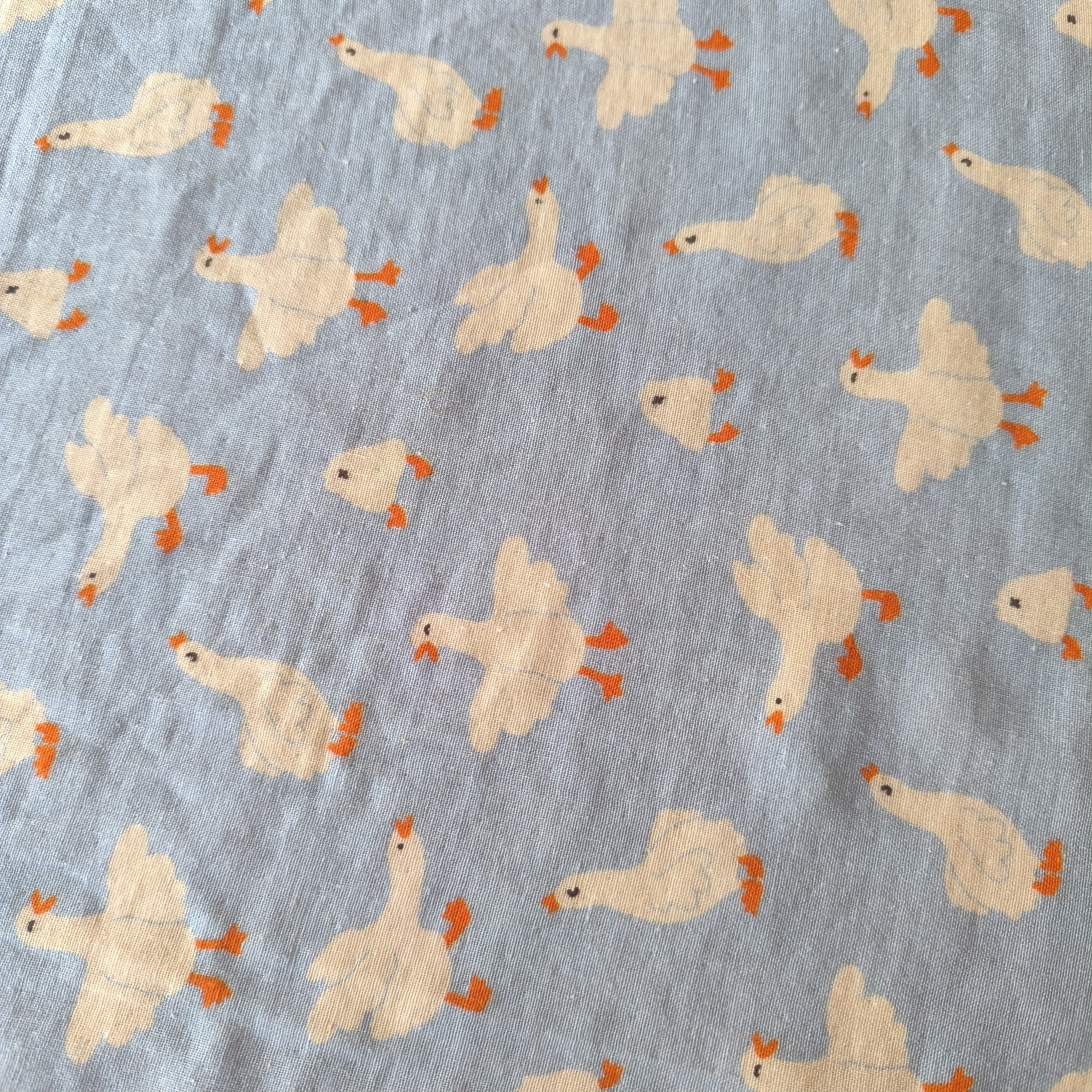 Class a Cotton Double-Layer Yarn Big Goose Fabric DIY Baby Clothes Children's Clothing Women's Dress Pajamas Home Clothes Fabric Summer