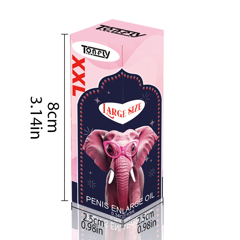 TONFLY cross-border spot recommended men's private external massage essential oil 10ml powder elephant sex toys