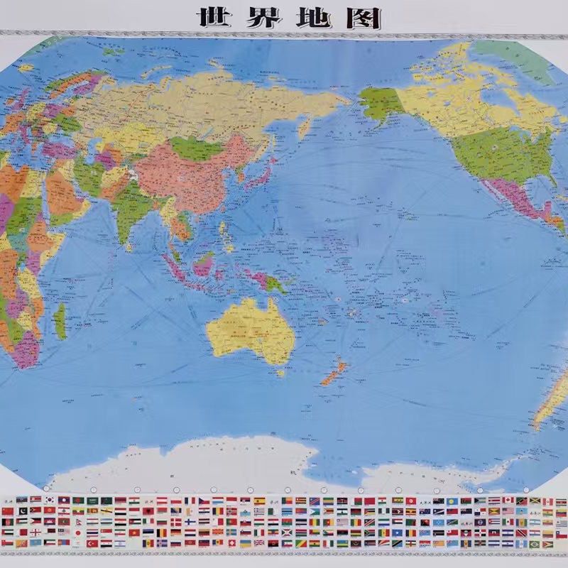 2025 Desktop Latest China Map World Office Student Geography Map 2025 New Edition High-Definition Business Full Map