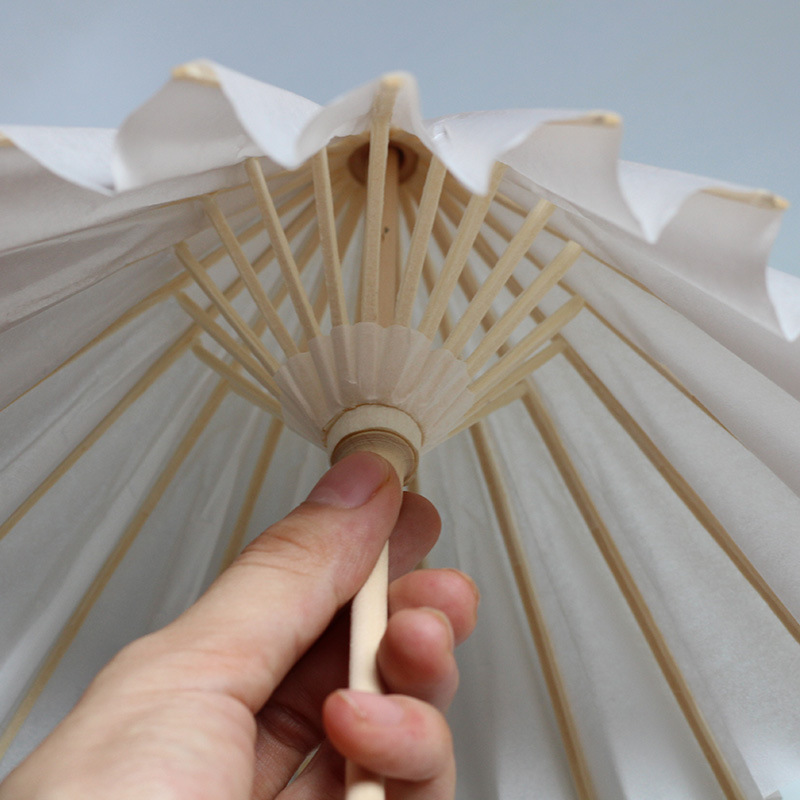 Large, Medium, and Small Children's DIY Blank Oil Paper Umbrellas, Craft Umbrellas, Art Paper Umbrellas, DIY Hand-Painted Handmade Kindergarten Umbrellas