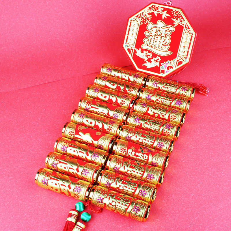 Новые 1.9 м 2 жареные головы зарядка подключаемые двуходовые петарды весенний фестиваль традиционные свадебные праздничные домашние электронные петарды