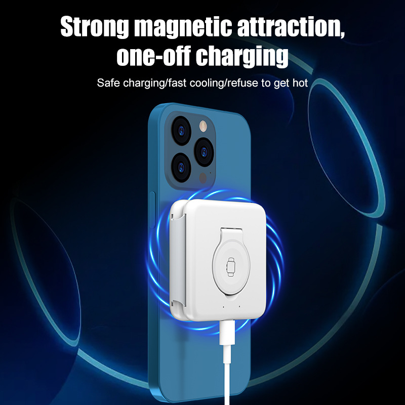 Amazon cross-border new P14 folding magnetic wireless charger three-in-one multifunctional for Apple 14