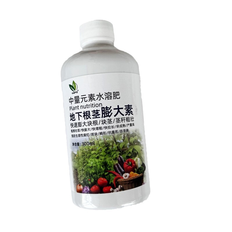 Underground rhizome expansion element Rooting and seedling strengthening Nutrient solution Expansion agent Medium elements Water soluble fertilizer Foliar fertilizer