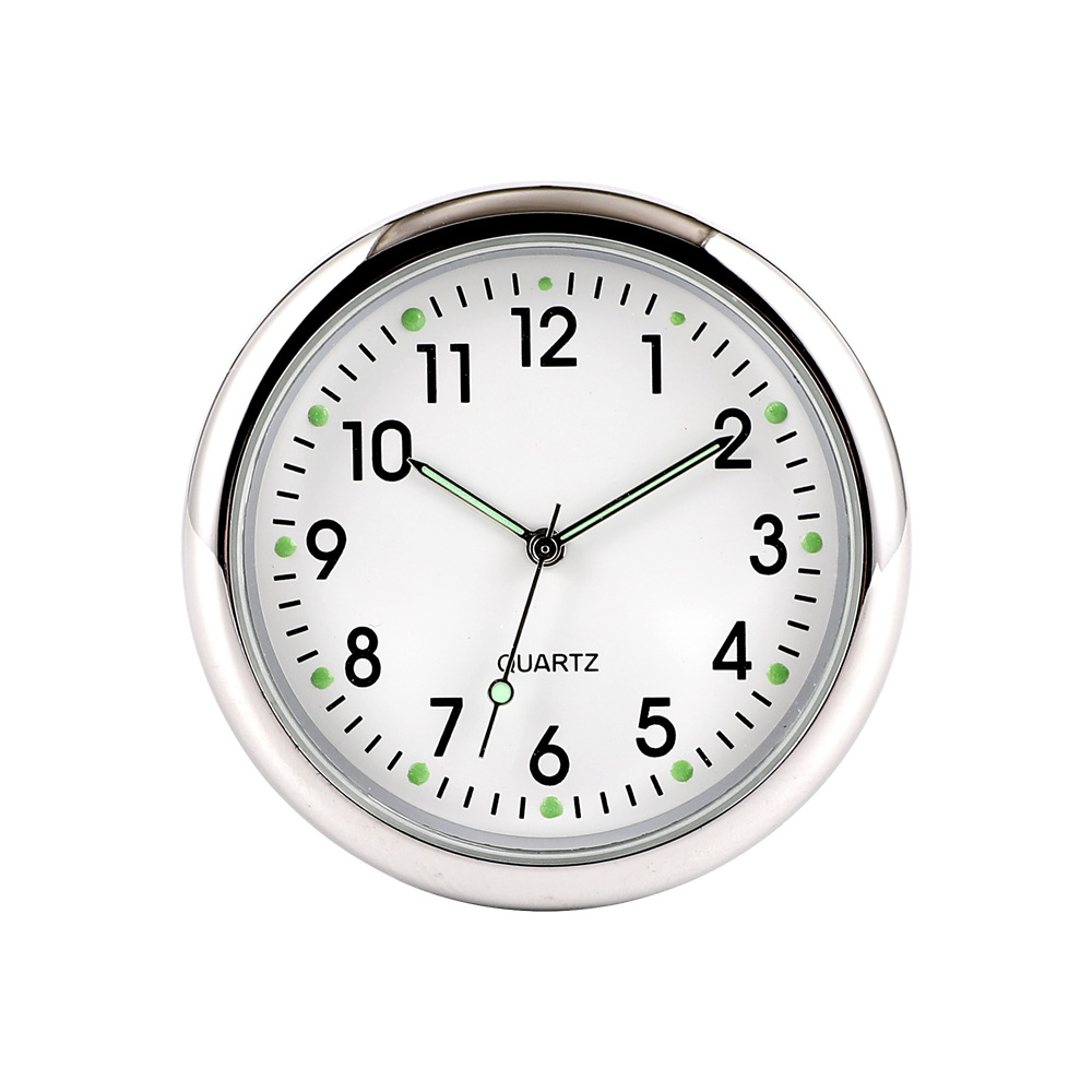 Spot car watch any one-button start diameter 4cm electronic quartz clock creative car meter