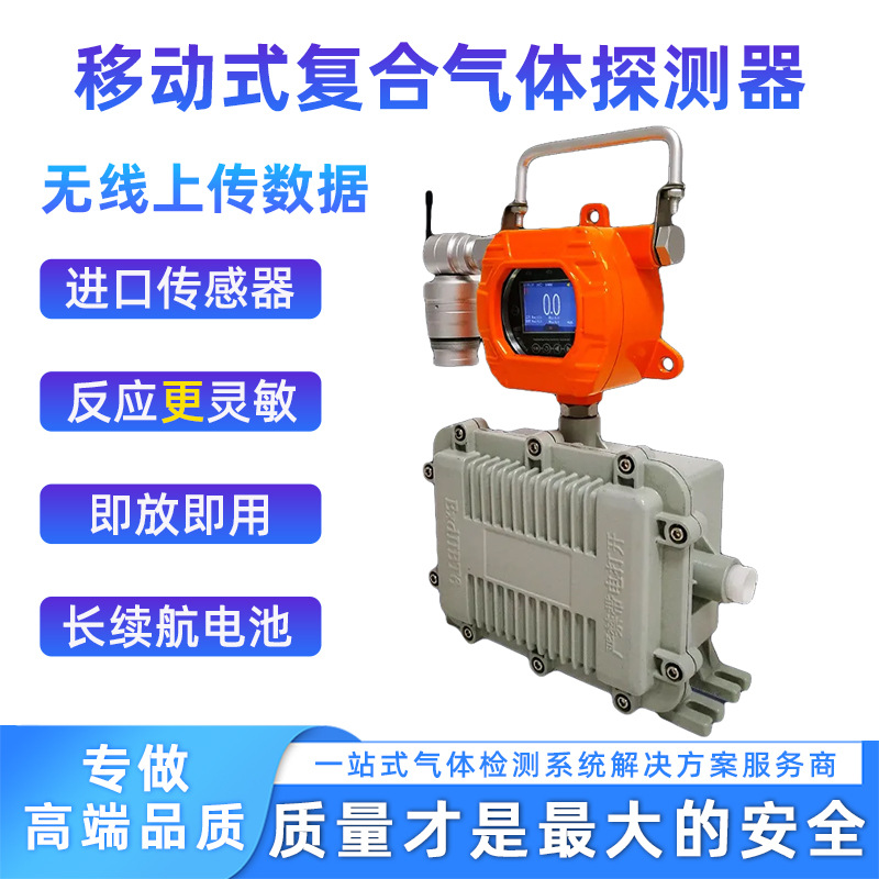 Мобильный многокомпонентный детектор газа, портативный многогазовый детектор, высокоточный детектор токсичных газов