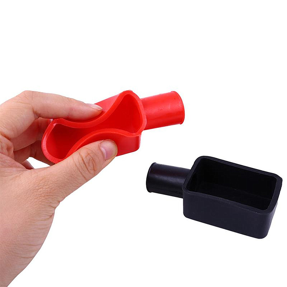 Factory Direct Sales Car Battery Pile Clamp Dustproof Sheath Battery Clip Protective Cover Terminal Block Protective Cover