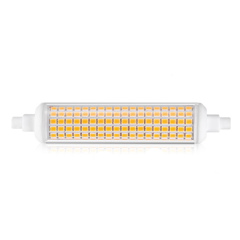 High Quality Ceramic R7S 220V 120V Wide Voltage Flicker-Free 118mm 25W Led Lamp Replacement Halogen Lamp
