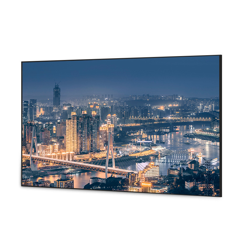 p4 HD outdoor small pitch full color led advertising display Shopping Plaza commercial street naked eye 3D curved screen