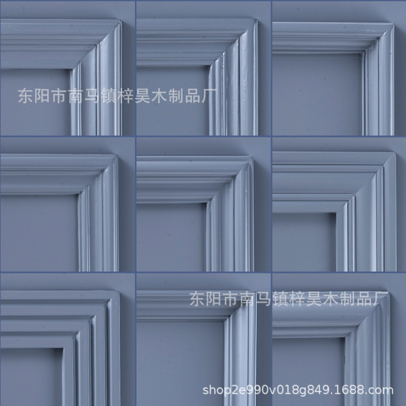 Customized Solid Wood Molding, Natural Wood Corner Molding, Door Trim, Waistline, Ash Wood, White Wood Background Decorative Wood Strips, Easy to Install