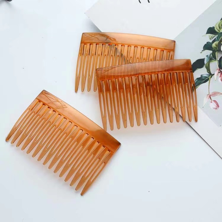 15 tooth comb 7*4.5cm hair comb transparent wedding veil jewelry DIY accessories foreign trade environmental protection comb