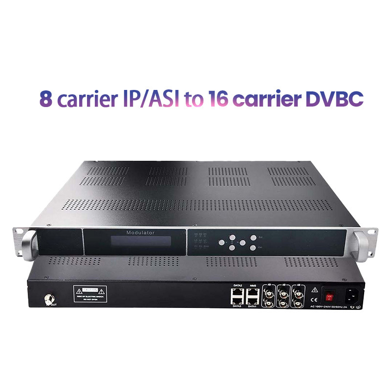 Ip/Asi to Dvbt Digital Tv Headend Modulator 8Ch 16Ch 24Ch Isdbt Dvbc