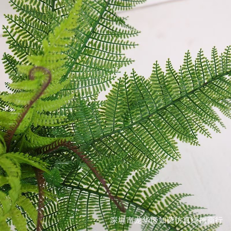 A variety of 9.12.18 large iron leaves fern loose sunflower simulation plant wall Persian grass wedding fake flower ornaments