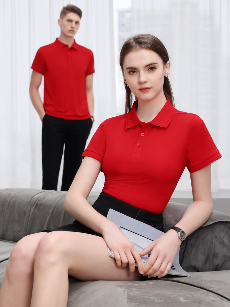 SinG-Gil 600 short-sleeved polo shirt lapel summer work clothing T-shirt work clothes logo figure