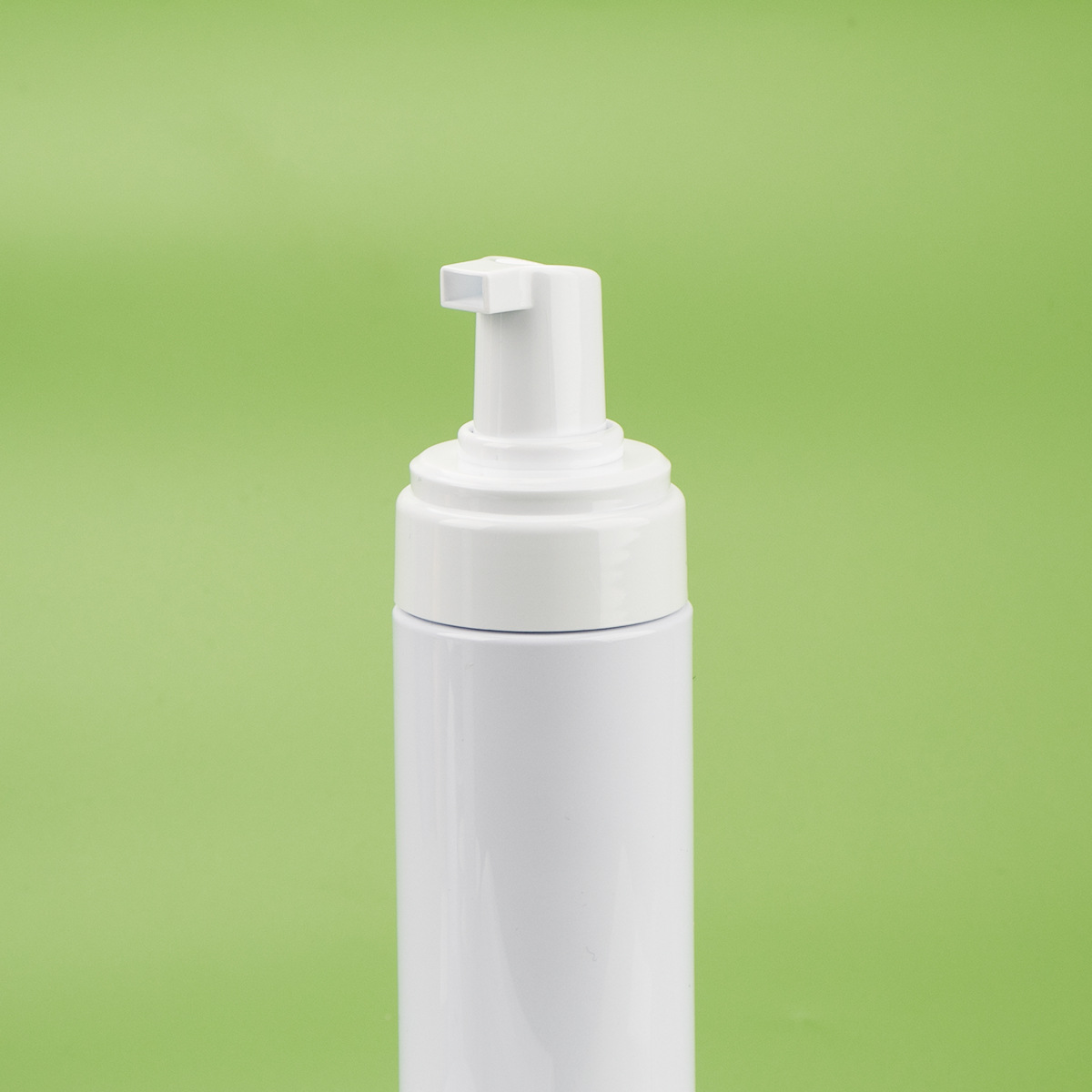 Portable Press-Type Mousse Foaming Bottle 120ml White 42 Teeth Mouth Pet Plastic Bottle Cleansing Foam Mousse Bottle Wholesale