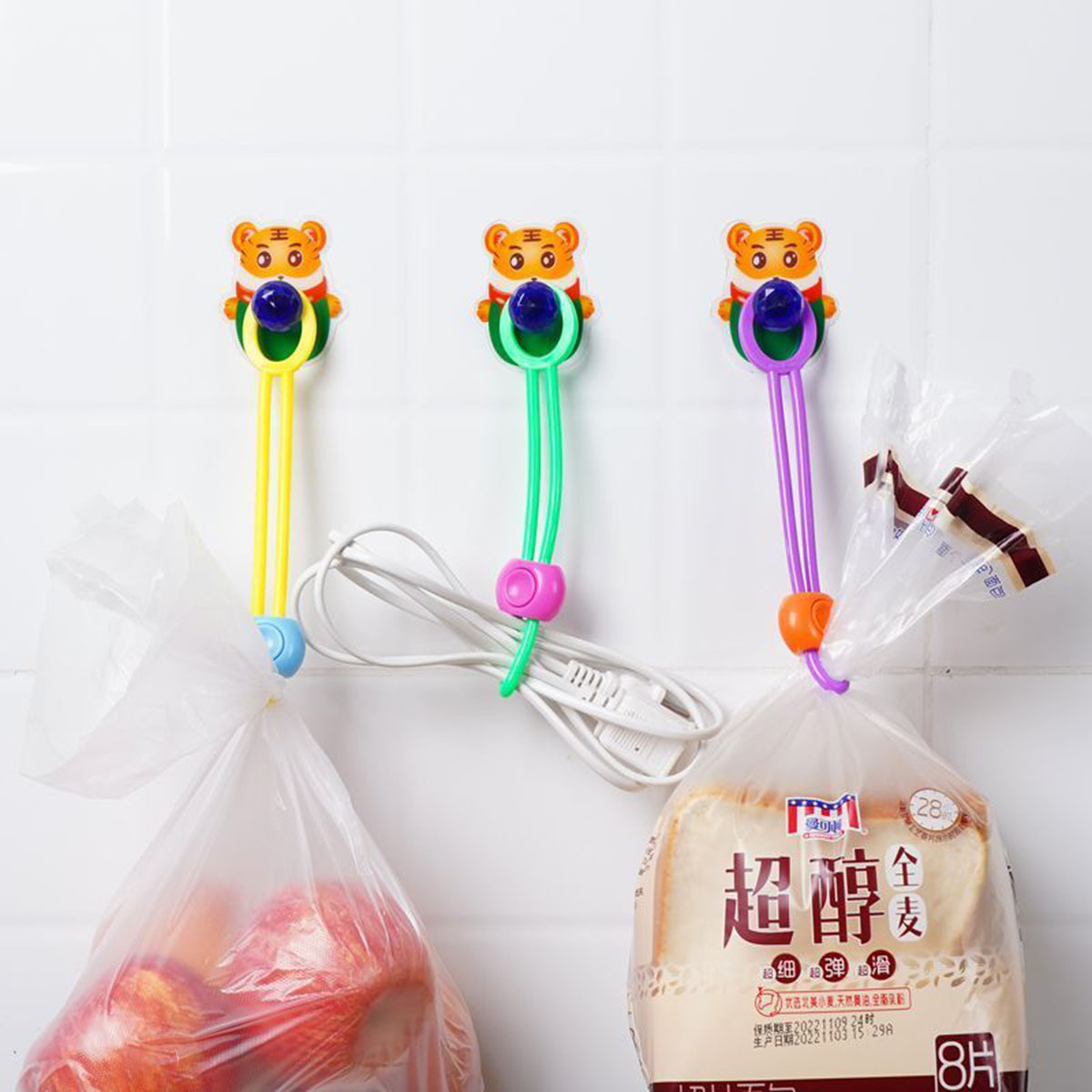 Перекрестный цветной запечатывающий ремень, зажим для сохранения свежести продуктов на кухне, многофункциональный органайзер для кабелей, креативная веревка