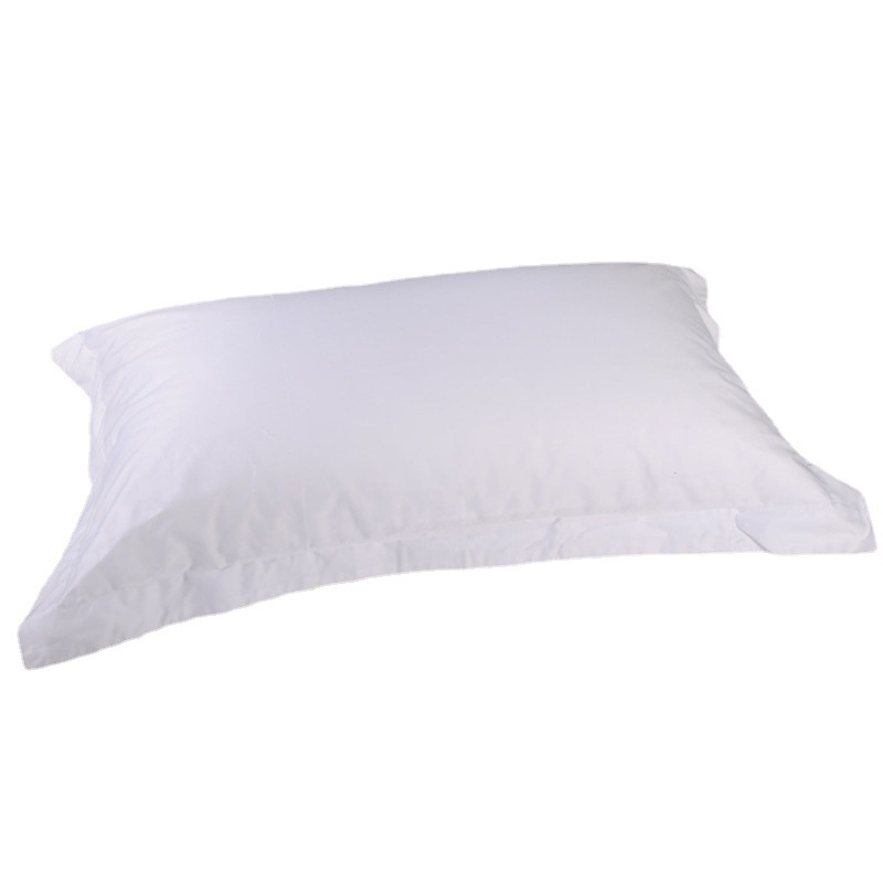 Hotel pure cotton satin pure white single pillowcase pure cotton bed & breakfast hotel pillowcase pillow leather wholesale