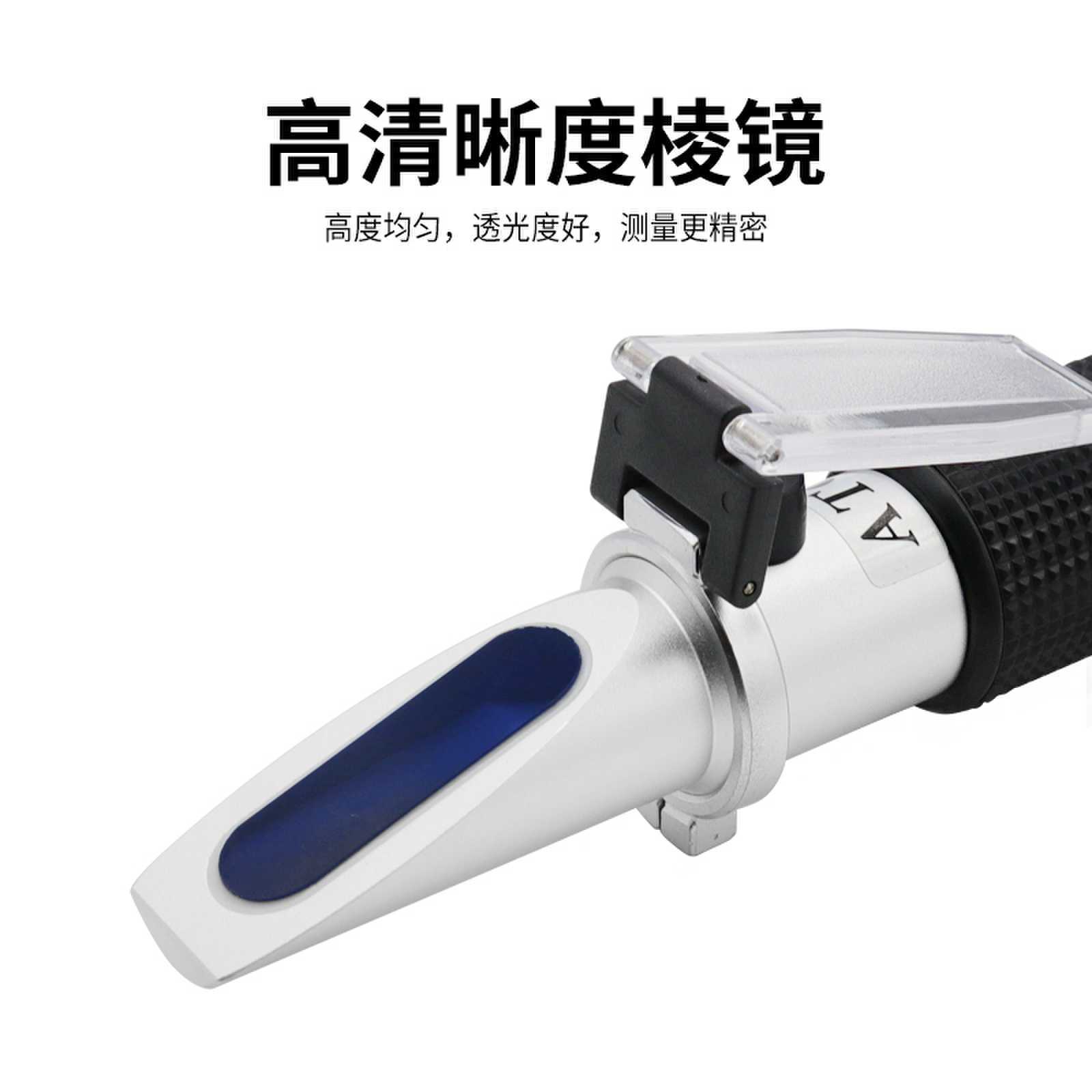 Alcohol Concentration Meter Handheld 0-80% Refractometer Alcohol Meter Ethanol Alcohol Concentration Measuring Instrument Refractometer