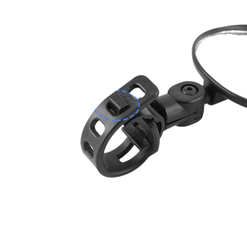 Manufacturer Wholesale Bicycle Wide-Angle Convex Rearview Mirror Glass Material Mountain Bike Reflector Can Rotate 360 Degrees