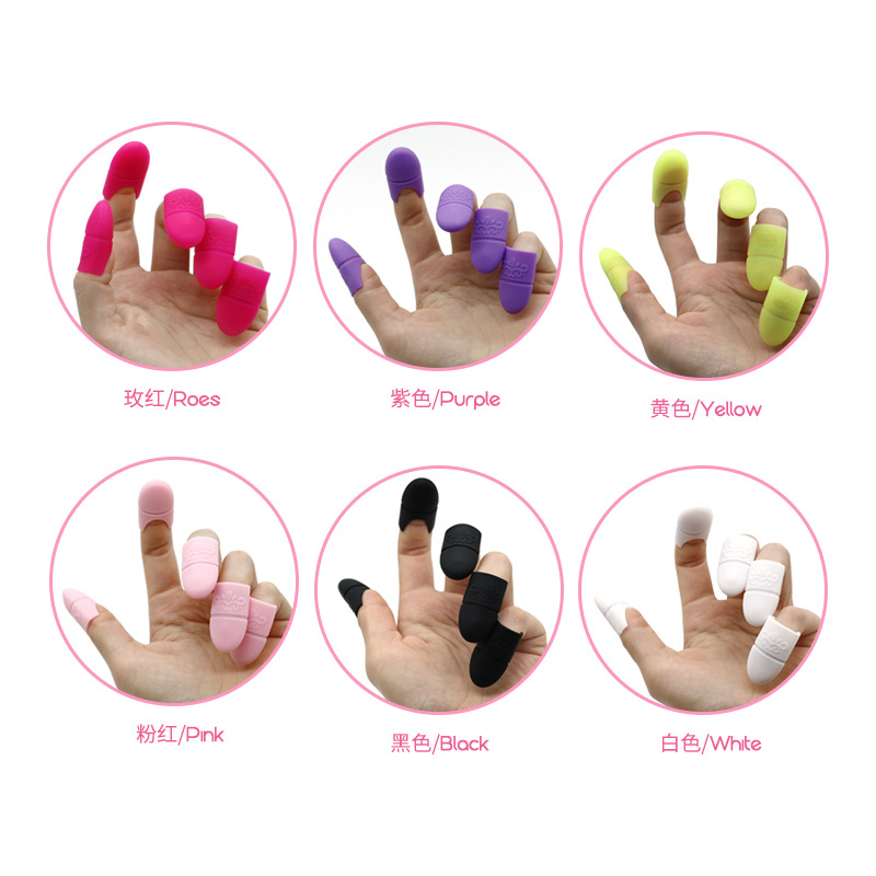 Factory wholesale silicone nail removal set 5 oil glue phototherapy nail removal finger-free gloves nail tools