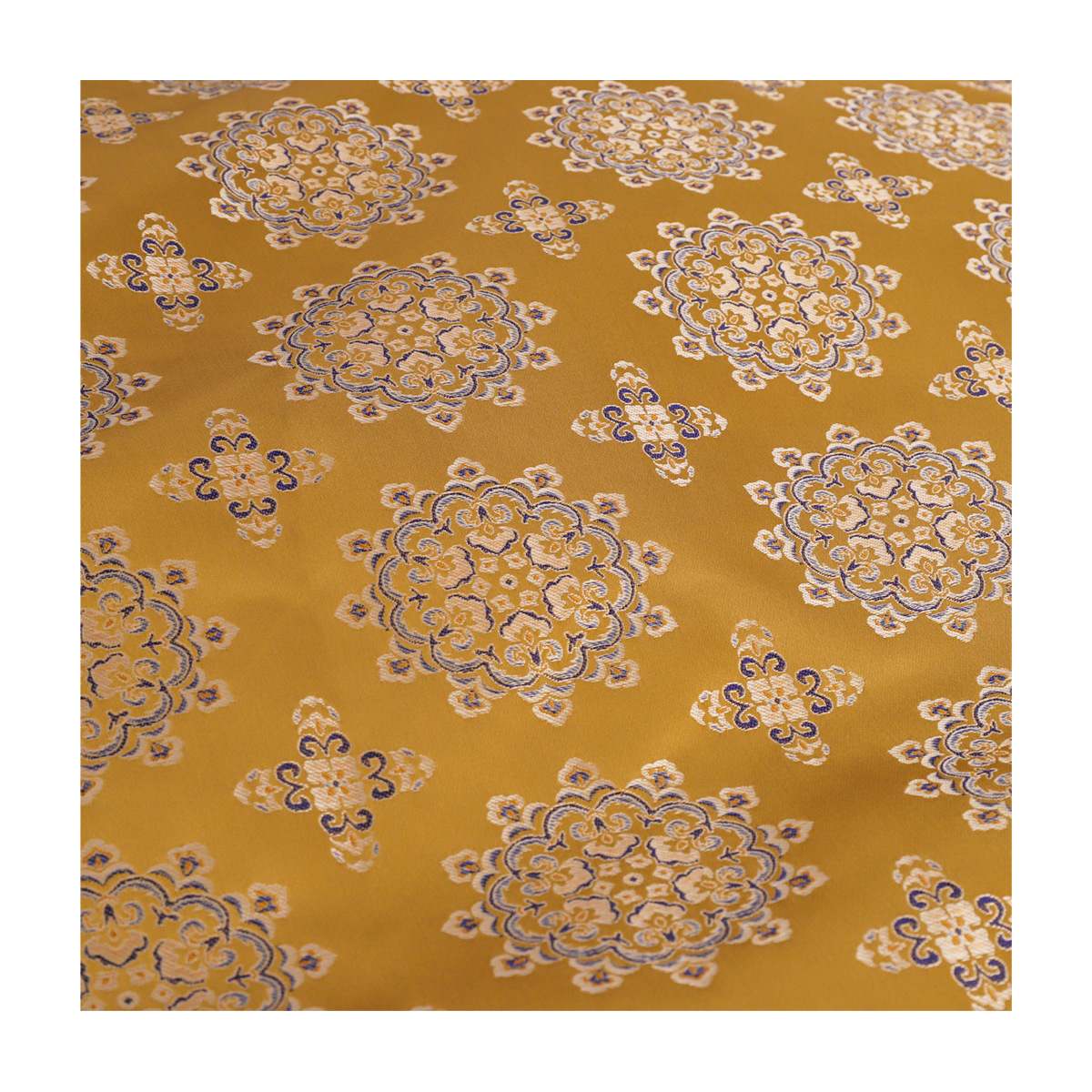 Fs286 Fulu Baixianghua Imitation Song Brocade Clothing Jacquard Satin Fabric Top Cheongsam Vest Clothing Fabric