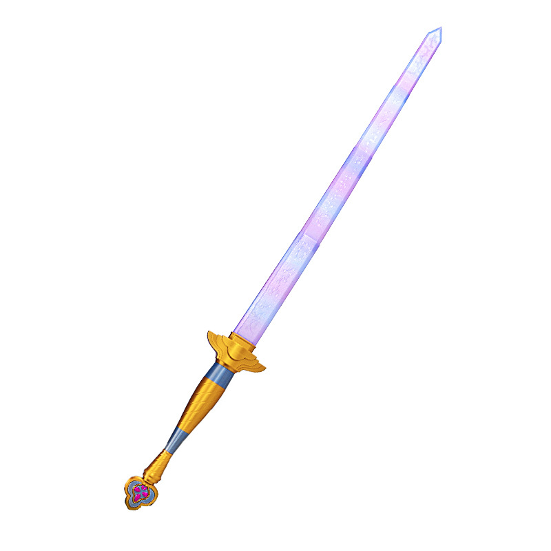 Amazon's New Cross-Border 3D Printing Creative Decompression Telescopic Lumix Sword Cos Hunter Play Knife Toy Model