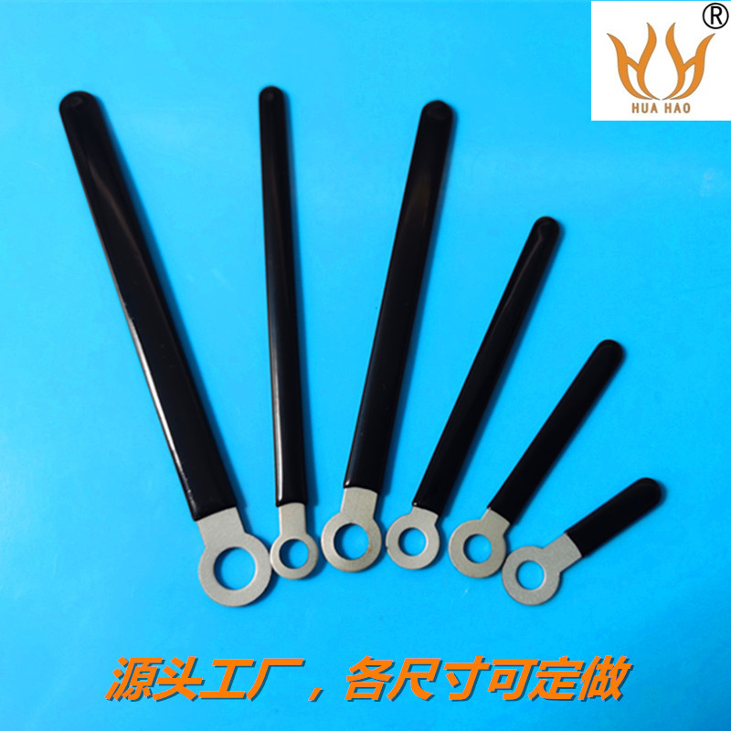 Factory direct selling wire fixing piece tinplate cable tie heat shrinkable sleeve pipe clamp PVC casing iron CW4-50