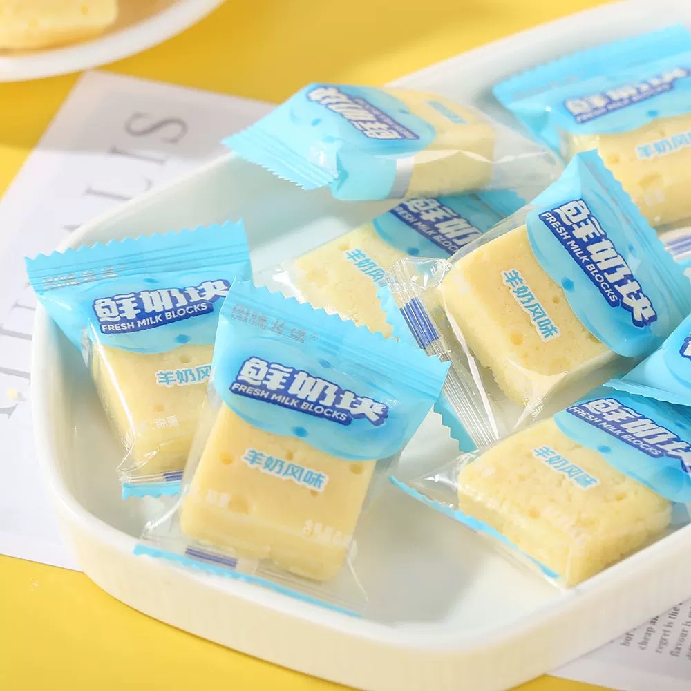 Totem Ranch Fresh Milk Block Cheese Souffle Milk Alpaca Milk Camel Milk Flavor Fruit Grain Children's Snack 260g