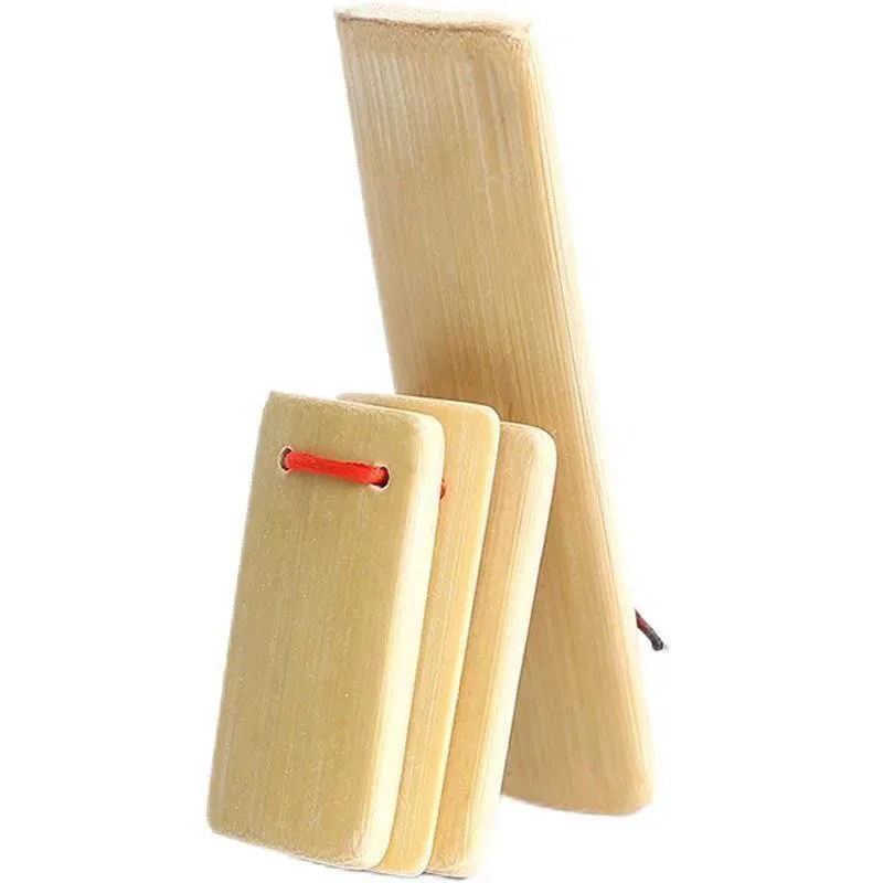 Children's Professional Old Bamboo Board for Practicing Eloquence, Kindergarten De Yun Society Small Fast Board for Beginners, Elementary School Students