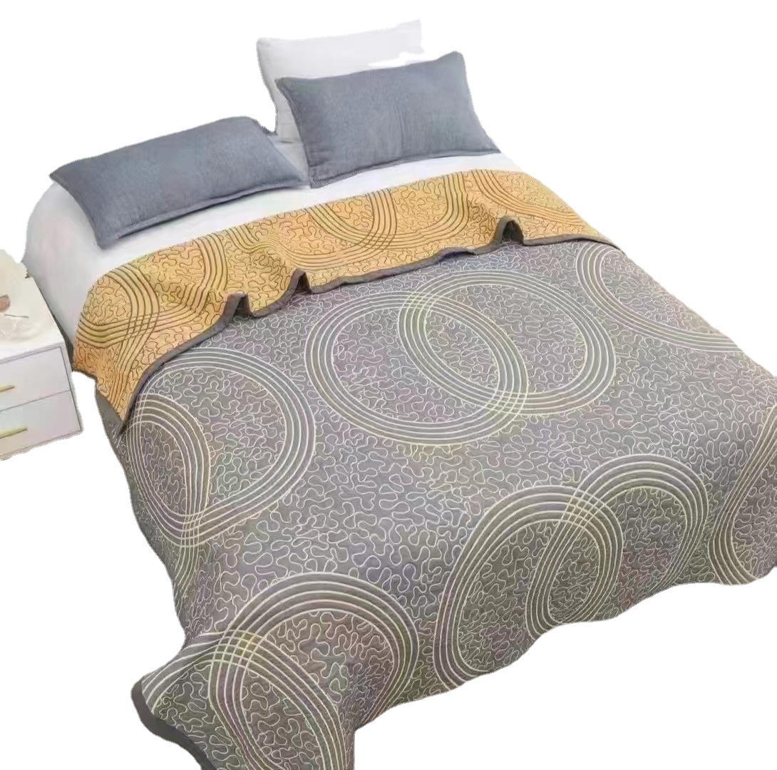 Wholesale new combed cotton fine sand gauze towel blanket soybean fiber blanket spring and summer single double autumn and winter leisure blanket